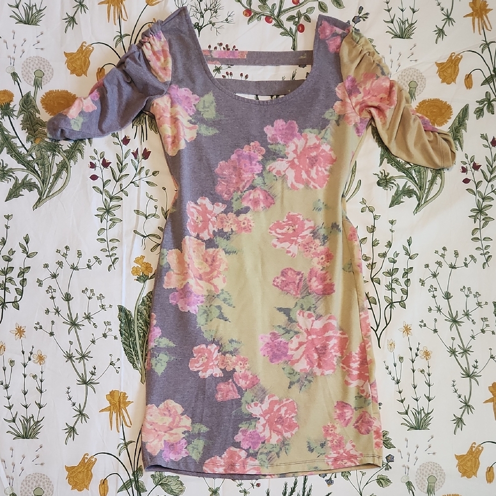 Billabong Multicolor Flower Mini Dress